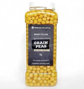 Зерна гороху для рыбалкт готові GRAIN PEAS 1 л