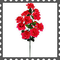 Искусственные цветы Букет Розы, 15 голов, 860 мм цвета микс