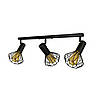 Світильник на планці з поворотними плафонами 3-Е27 Diadem NL 2215-3, фото 4