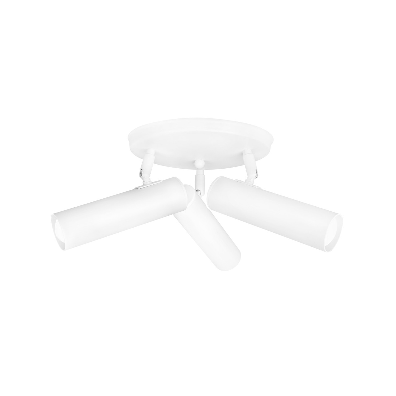 Світильник на планці з поворотними плафонами 3-Е27 Telescope NL 1750-3R W, фото 1