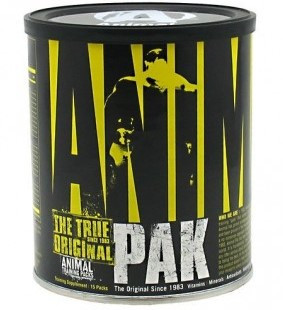 Вітаміни Анімал пак Universal Animal Pak 15 пакетів Мінеральний комплекс для спортсменів