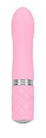 Розкішний вібратор вагінальний та для клітора з гнучкою головкою з кристалом Сваровськи рожевий PILLOW TALK Flirty Кайф