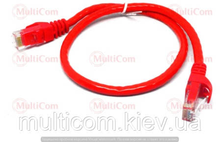05-14-141. Патчкорд Cat.6 (CU), в тих. упаковці, кольоровий, 0,5м