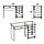 Стіл письмовий Студент дуб сонома Компаніт (116х55х74 см), фото 2