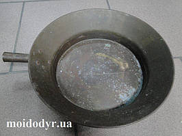 Мідний, латунний таз з ручкою для приготування їжі (300 мм х 70 мм (h))