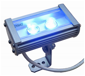Фасадний лінійний прожектор LED 12V-DC 134мм 8.5 W IP65 різні кольори