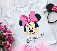 Футболка Minnie Mouse (Минни Маус) Именная / Футболка Minnie Mouse (Мінні Маус) Іменна