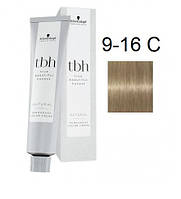 Перманентна фарба для волосся Schwarzkopf TBH Permanent 9-16 C Дуже світлий блонд попелястий шоколадний 60 мл