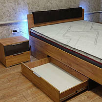 Ліжко Луна 1600 х 2000 з висувними ящиками, фото 4