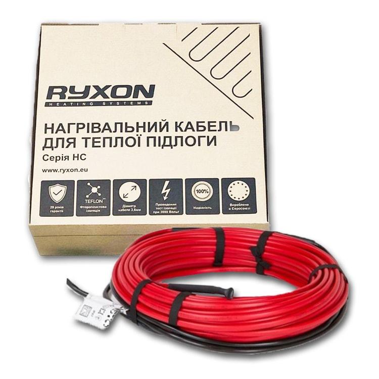 4 m2 Тепла підлога електрична Ryxon HC-20 600 W нагрівальний двожильний кабель ппід плитку 30 м