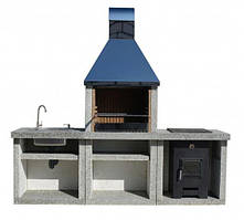 Вуличний камін-барбек "Гарден Шеф" Комплект M