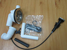 Сифон - автомат з переливанням TEKA. Водозлив для кухонної мийки (Німеччина). Євро вентиль