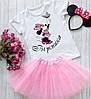 Дитяча футболка та спідниця кішечка.  Костюм для дівчинки на фотосесію, фото 6