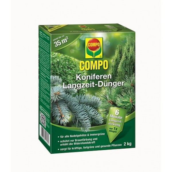 Добриво тривалої дії для хвойних 2 кг, Compo