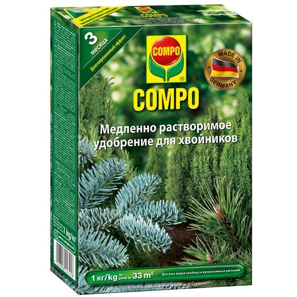 Добриво тривалої дії для хвойних 1 кг, Compo