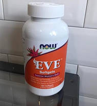 Вітаміни та мінерали для жінок NOW Foods Eve 180 softgels нау фудс ева, фото 3