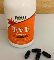 Вітаміни та мінерали для жінок NOW Foods Eve 180 softgels нау фудс ева, фото 4