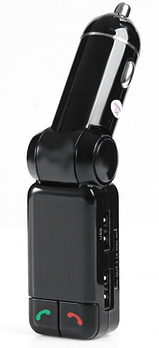 Стерео автомобільний комплект FM-передавач MP3 USB-плеєр бездротовий Bluetooth V2.0 Чорний (KG-2230)