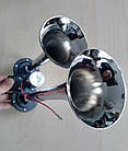Сигнал автомобільний звуковий Elephant СА-10238, 12-24V, 105-118 дБ, дві дудки, фото 5