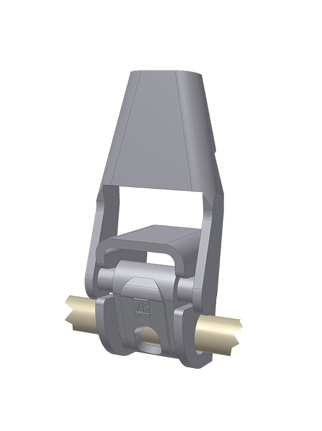 Завіса бортова для напівпричепа зерновозу 1709900003, фото 1