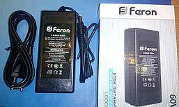 Блок живлення для світлодіодів Feron LB005 60W 5A 12V (шнур 1,2 м)