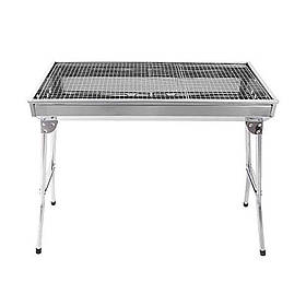 Переносний мангал BBQ-5002 Портативний мангал гриль барбекю 48х34х59см вугільний металевий на пікнік