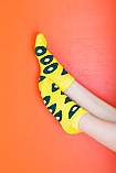 Котонові шкарпетки 35-41 жовті КІВІ, фото 3