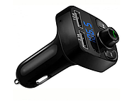 ФМ-модулятор FM трансмітер CAR X8 з Bluetooth MP3 Чорний (KG-2232), фото 2