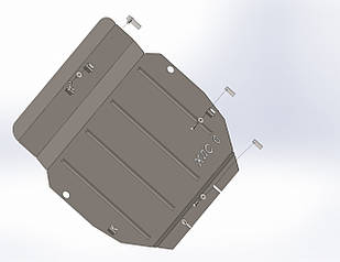 Захист двигуна і КПП HONDA CR-V (IV) (Рестайлінг) Збірка Британія (2015-2016)