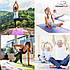 Килимок для йоги та фітнесу PowerPlay 4010 PVC Yoga Mat Сірий (173x61x0.6), фото 8