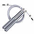 Скакалка швидкісна на підшипниках алюмінієва PowerPlay 4207 Elite Jump Rope Срібна (3m.), фото 8