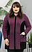 Тепла жіноча кофта-кардиган із коміром великого розміру, фото 4