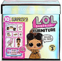 Кукла ЛОЛ Кабинет Леди-босс Игровой набор LOL Surprise Boss Queen Furniture Стильный интерьер 570042 Оригинал