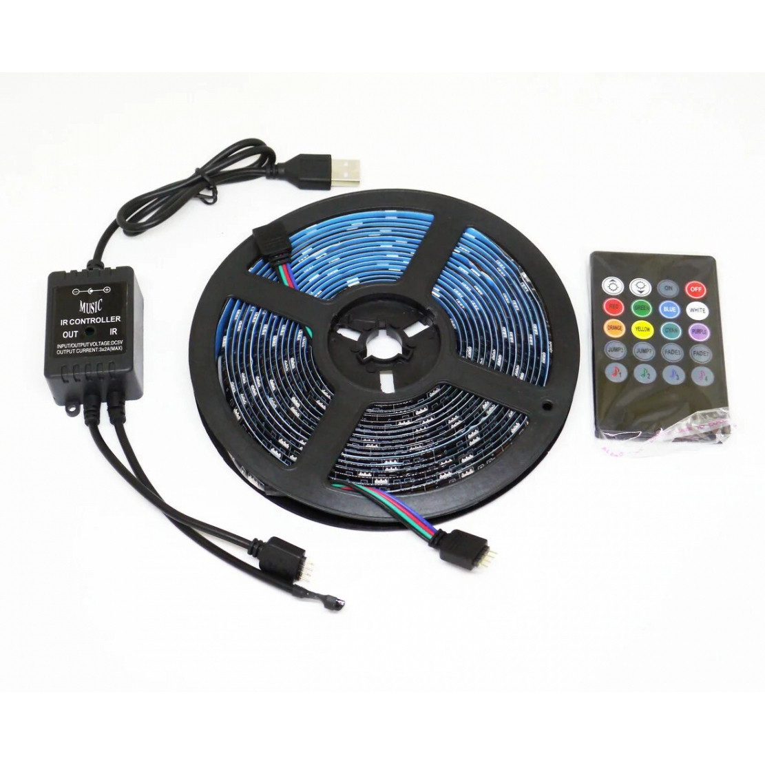 Світлодіодна Led стрічка 5050 Rgb c Music Controller