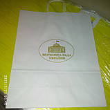 Пакет із крафтового паперу "Верхівна Рада Україні" 32х40 (великий)., фото 2