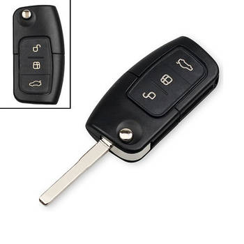 Викидний ключ, корпус під чіп, 3кн DKT0269, Ford