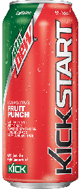 Напій Mountain Dew Kick Start Fruit Punch 473ml