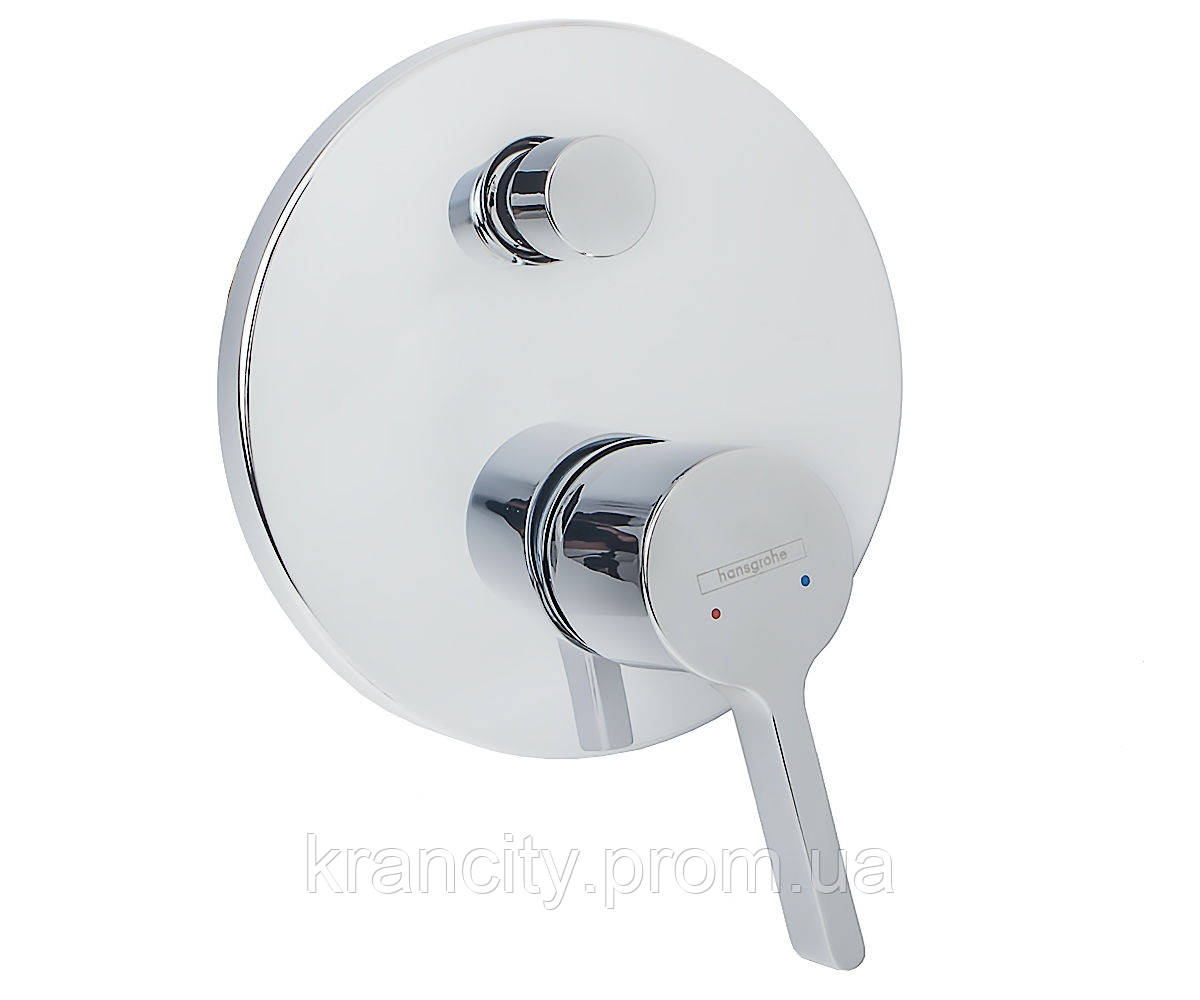 Внешняя часть для встраиваемого смесителя для ванны и душа HANSGROHE METRIS S 31465000,Германия