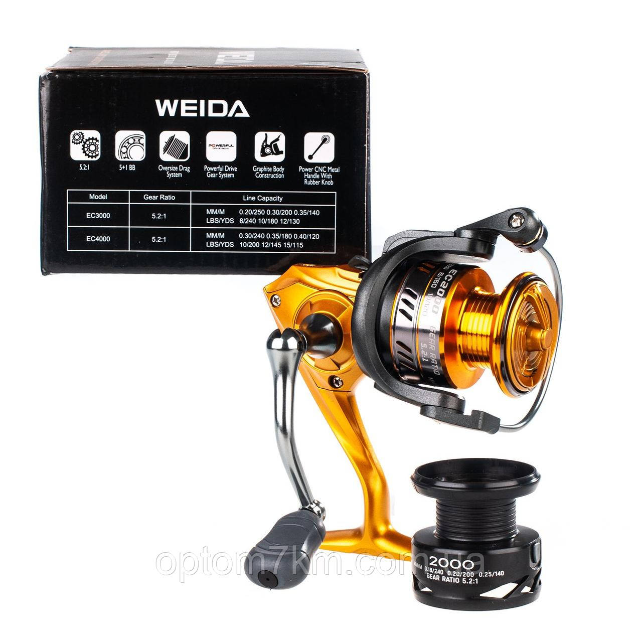 Котушка Weida EC2000 5+1bb