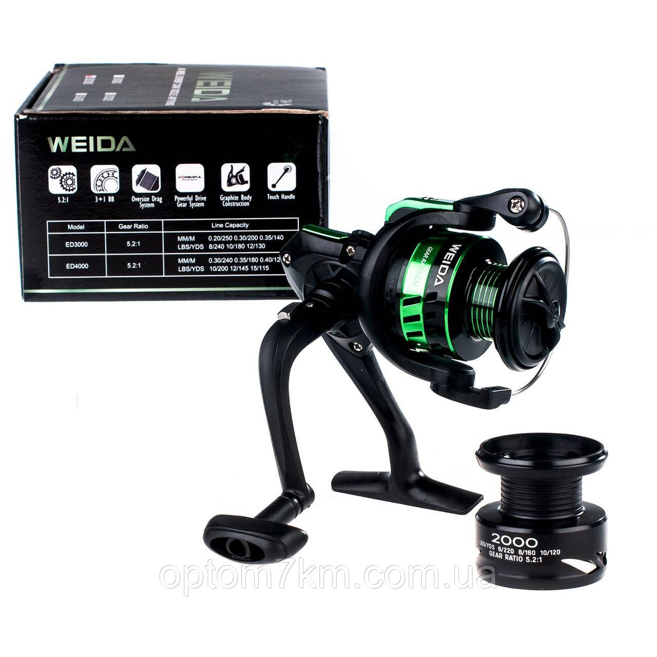 Котушка Weida ED1000 5+1bb