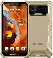 Защищенный смартфон Oukitel F150 Bison 2021 6/64GB Sahara противоударный водонепроницаемый телефон