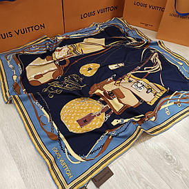 Хустка Louis Vuitton шовковий з ручною підшивкою