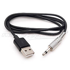 Кабель живлення USB to DC 3.5 мм (2pin), чорний 0.9 м