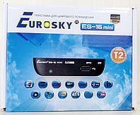 Eurosky ES-16 mini цифровой эфирный DVB-T2 ресивер