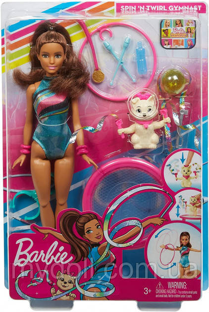 Лялька Барбі Тереза художня гімнастка — Barbie Dreamhouse Adventures Teresa Spin 'n Twirl Gymnast Doll