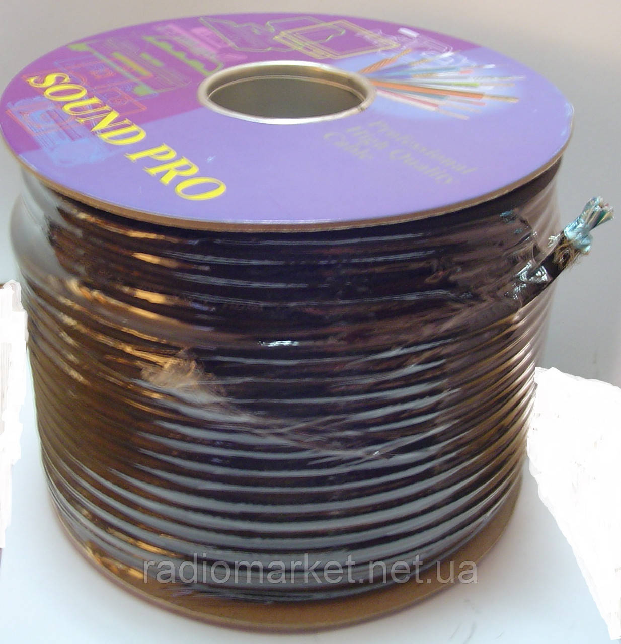 Кабель HDMI, 28AWG, Ø 6, 2 мм, чорний, 100 м/бухта