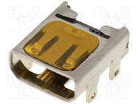 206H-SDAN-R01 Connector: micro HDMI; socket; PIN:19; gold plated; SMT