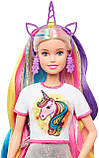 Лялька Барбі Фантазійні образи Фантазія волосся Русалка та Єдиноріг Barbie Fantasy Hair Dol Blonde GHN04, фото 5
