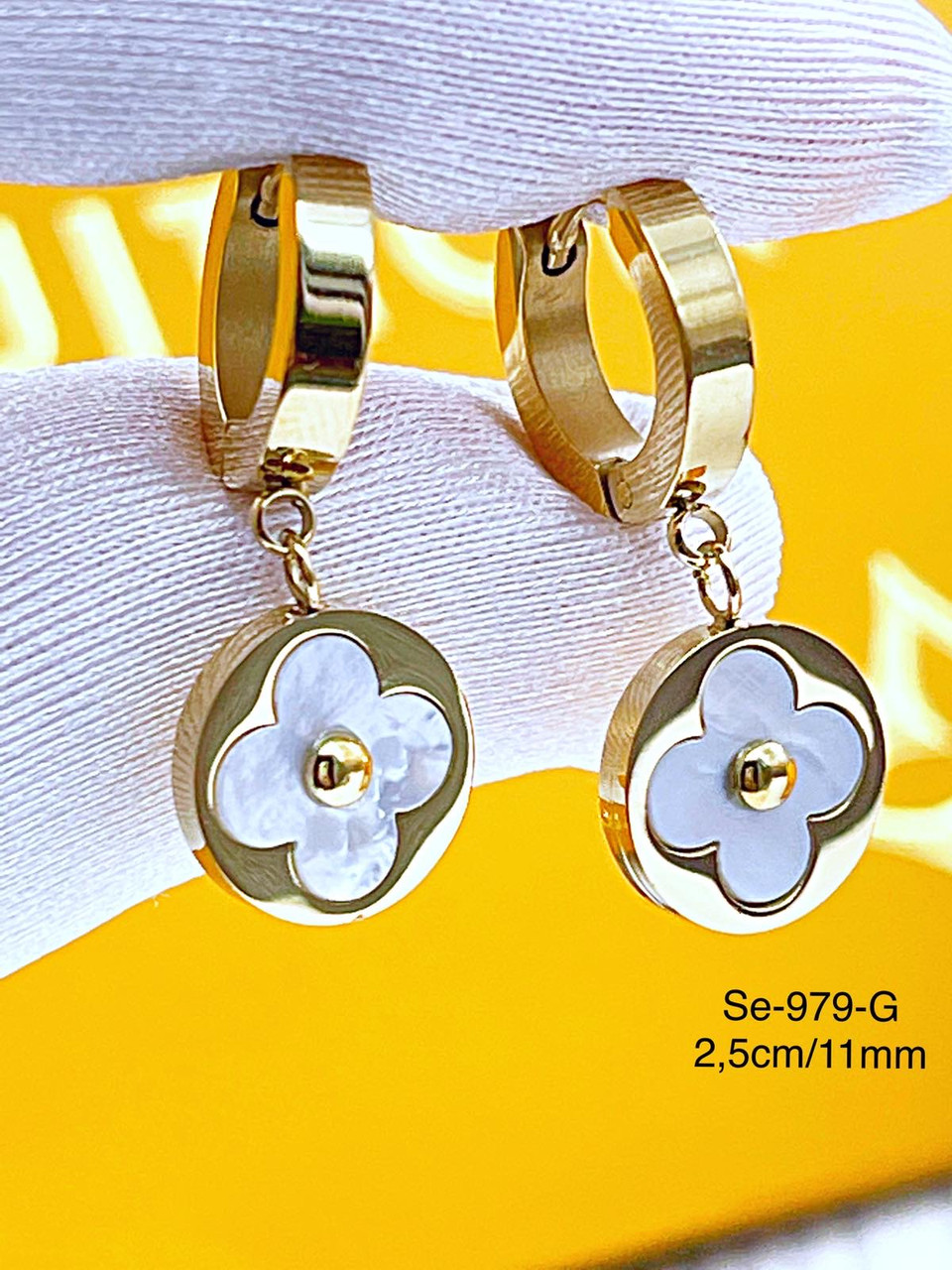 Сережки Stainlees Steel преміум