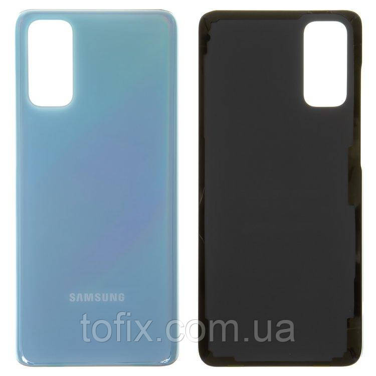 Задня панель корпусу (кришка акумулятора) для Samsung Galaxy S20 G980, оригінал Синій